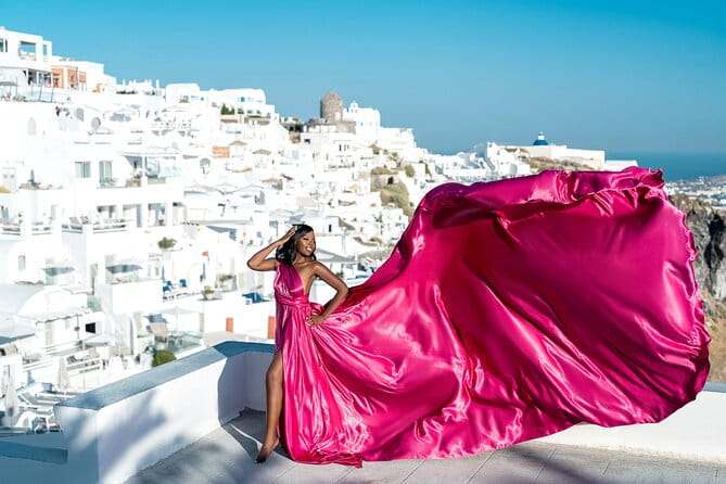 Flying Dress © Photoshoot in Santorini: Mr. President Package - Who Will Love This?