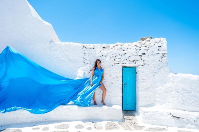 Flying Dress Photoshooting Mykonos - Key points / Takeaways