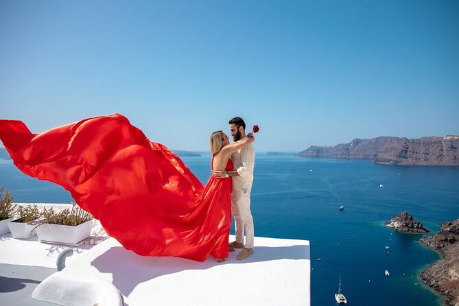 Flying Dress Photoshooting Santorini - The Practicalities: Meeting Points and Logistics