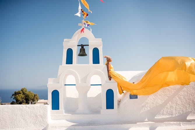 Flying Dress Private Photoshoot Santorini - Why This Photoshoot Is Worth Considering