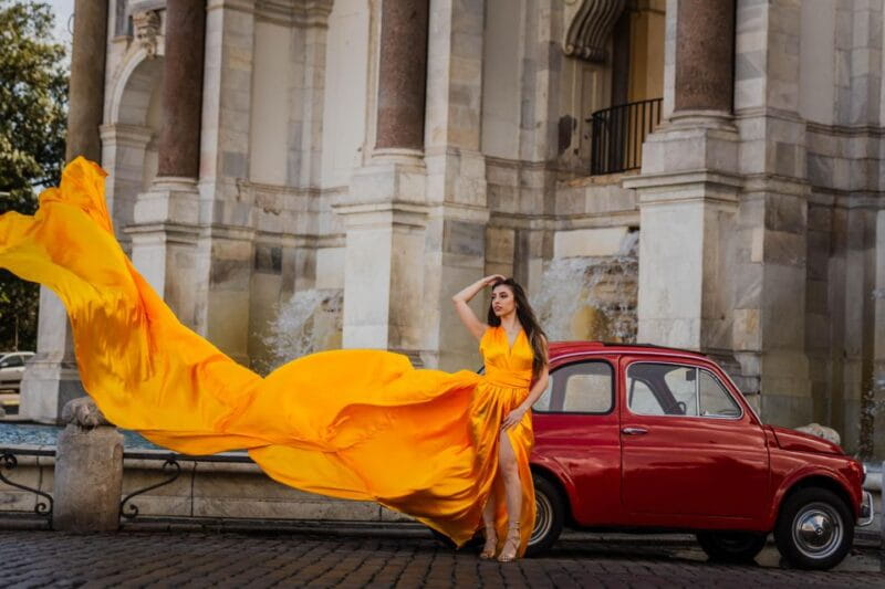 Flying Dress Rome Photoshoot - Who Will Love This?