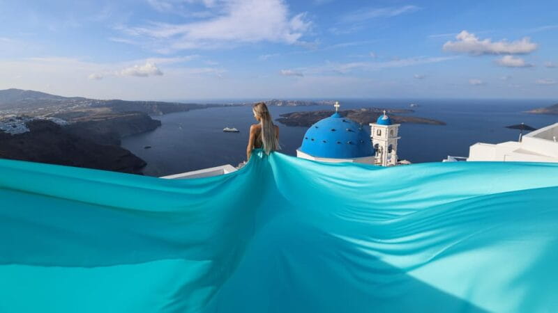 Flying Dress Santorini - What Is the Flying Dress Photoshoot?