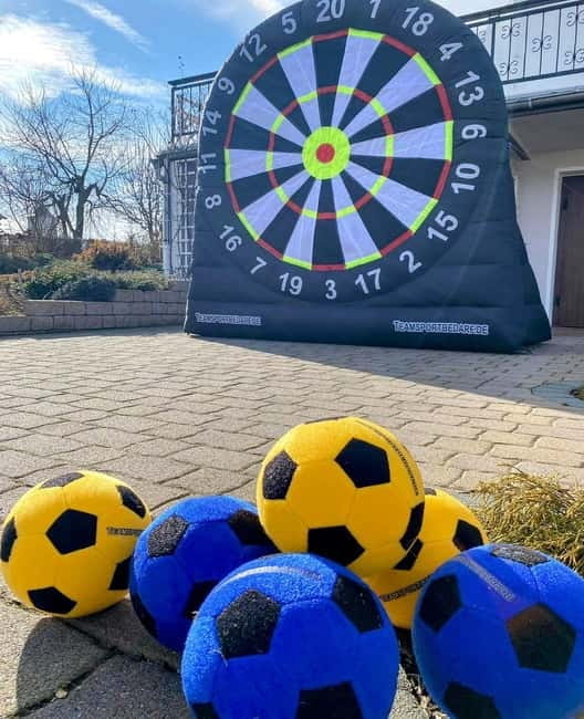 Football darts in Leipzig  the perfect fun for young and old alike. - The Sum Up: A Fun, Flexible Outdoor Experience