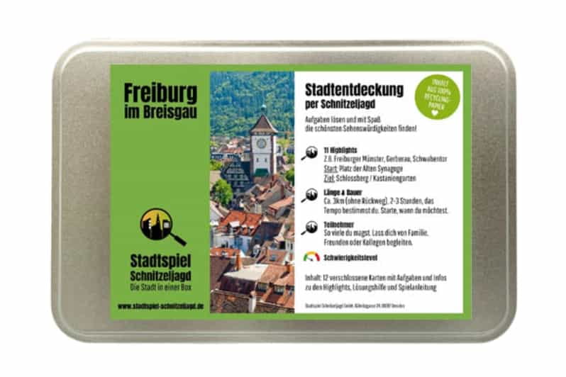 Freiburg im Breisgau: Scavenger Hunt Self-Guided Tour - Discover Freiburg Through Your Own Eyes and Feet