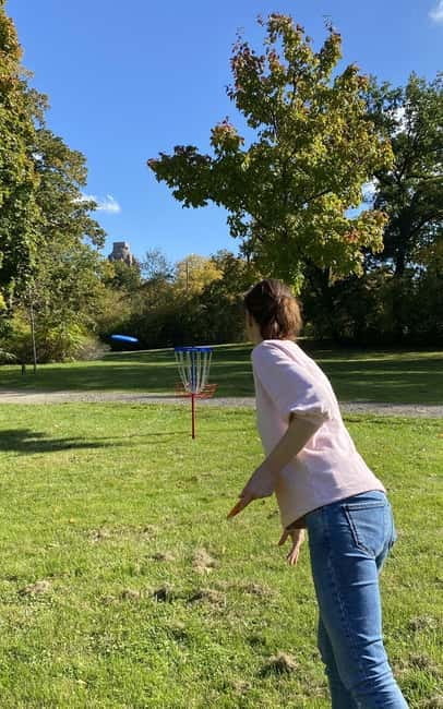 Frisbee golf / disc golf: Fun and games in a beautiful park in Leipzig - Key points / Takeaways