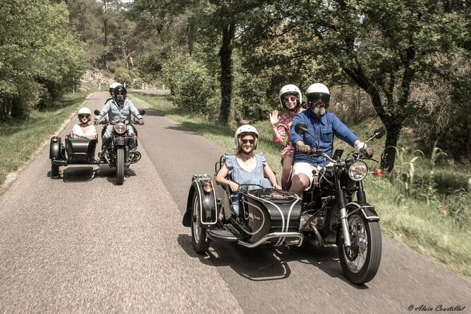 From Aix-en-Provence: Sidecar Day Tour with Wine tastings - Entering Provençal Paradise on a Vintage Sidecar