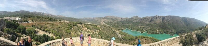 From Alicante, Benidorm: to the medieval castle of Guadalest - The Views and the Surrounding Landscape