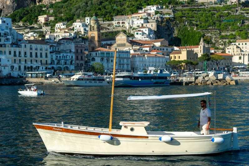 From Amalfi: Amalfi - Positano - Coast boat tour - Key points / Takeaways