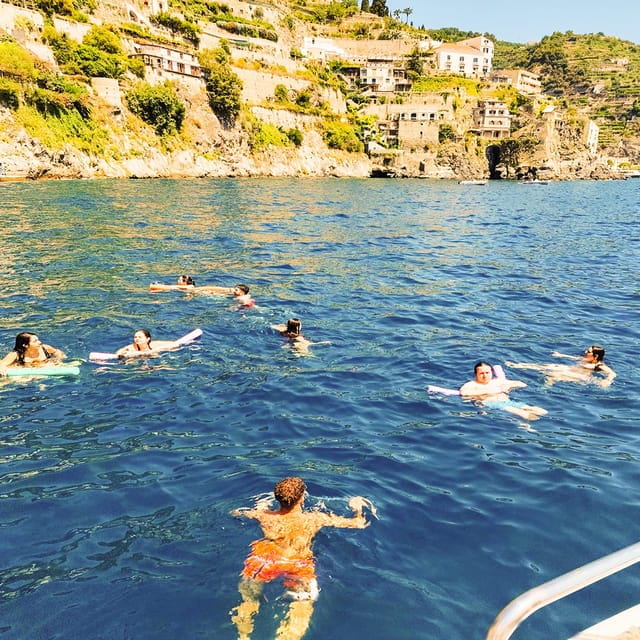 From Amalfi: Coast & Furore Fjord Boat Tour with Swim Break - Key points / Takeaways
