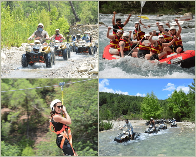 From Antalya, Belek, Side : River Rafting, Zipline, Atv Tour - Frequently Asked Questions