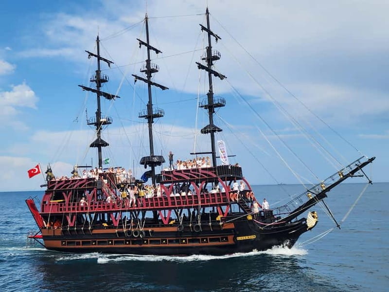 From Antalya: Kemer Pirate Party Boat Trip w/Lunch & Pickup - The Mix of Adventure and Relaxation
