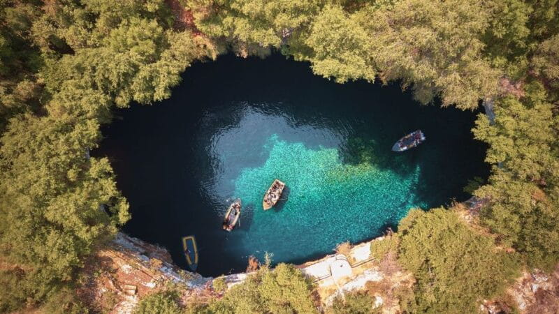 From Argostolion: Private Kefalonia Highlights Tour - Myrtos Beach: The View from Above