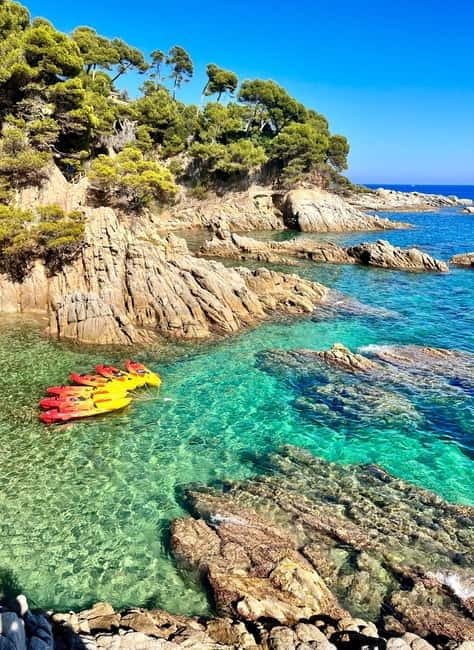 From Barcelona: Costa Brava Kayak & Snorkel Tour with Picnic - Key points / Takeaways