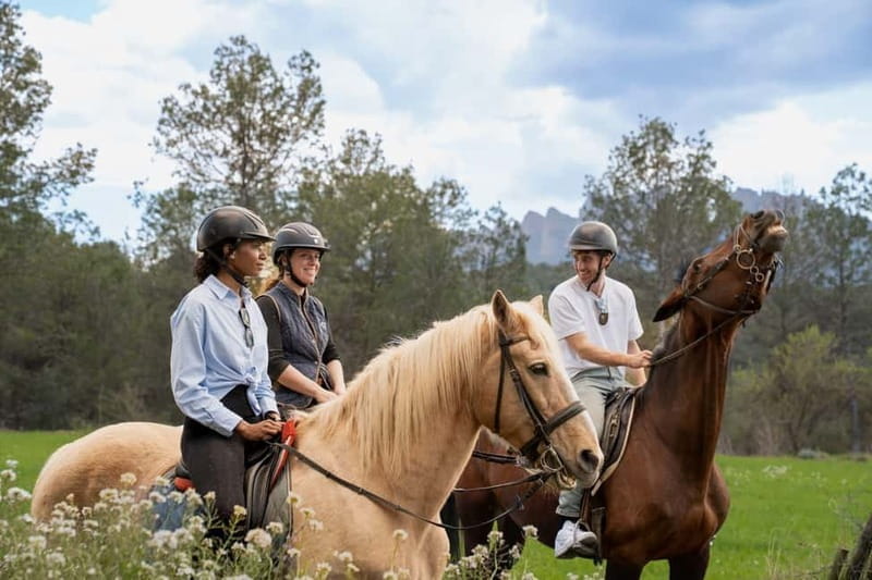 From Barcelona: Montserrat Walking and Horseback Riding Tour - Walking Through Montserrat National Park