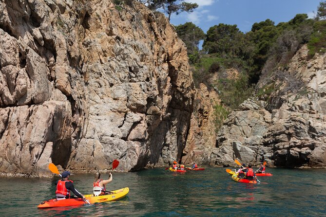 From Barcelona: Tossa De Mar Kayak & Snorkel Tour With Paella - Kayaking and Snorkeling