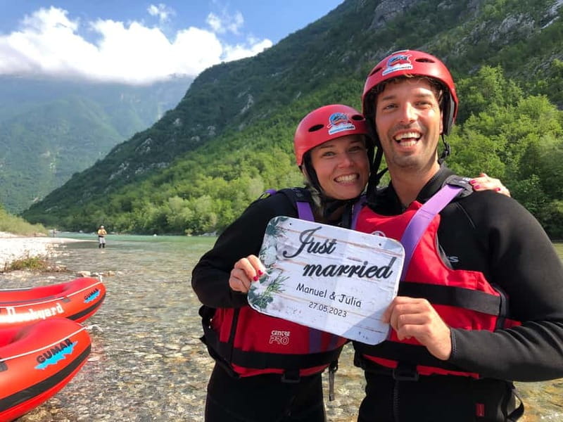 From Bovec: Premium Rafting on Soa River with Photo Service - What To Expect During Stops and Activities