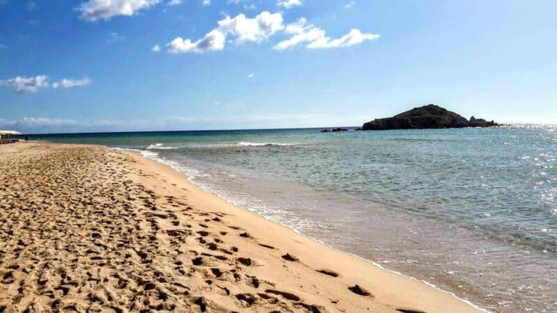 From Cagliari: Chia Beaches Tour with van - Entering the World of Sardinian Beaches and Ancient Sites