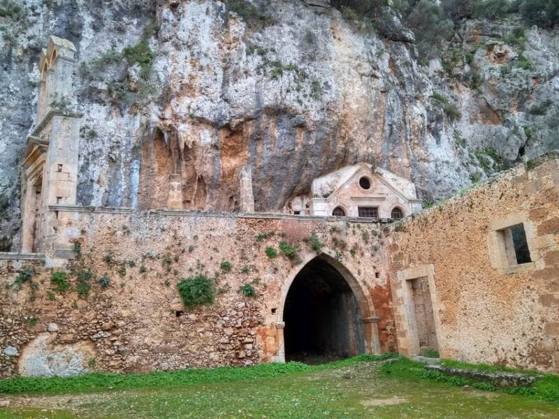 From Chania: Ag.Triada & Katholiko Monasteries | Hermit Cave - Exploring Crete’s Hidden Spiritual and Natural Gems: Agia Triada & Katholiko Monasteries