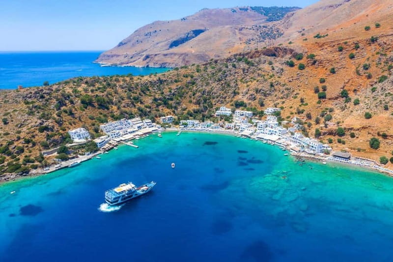 From Chania: Loutro Beach - Entering the Charm of Loutro by Boat
