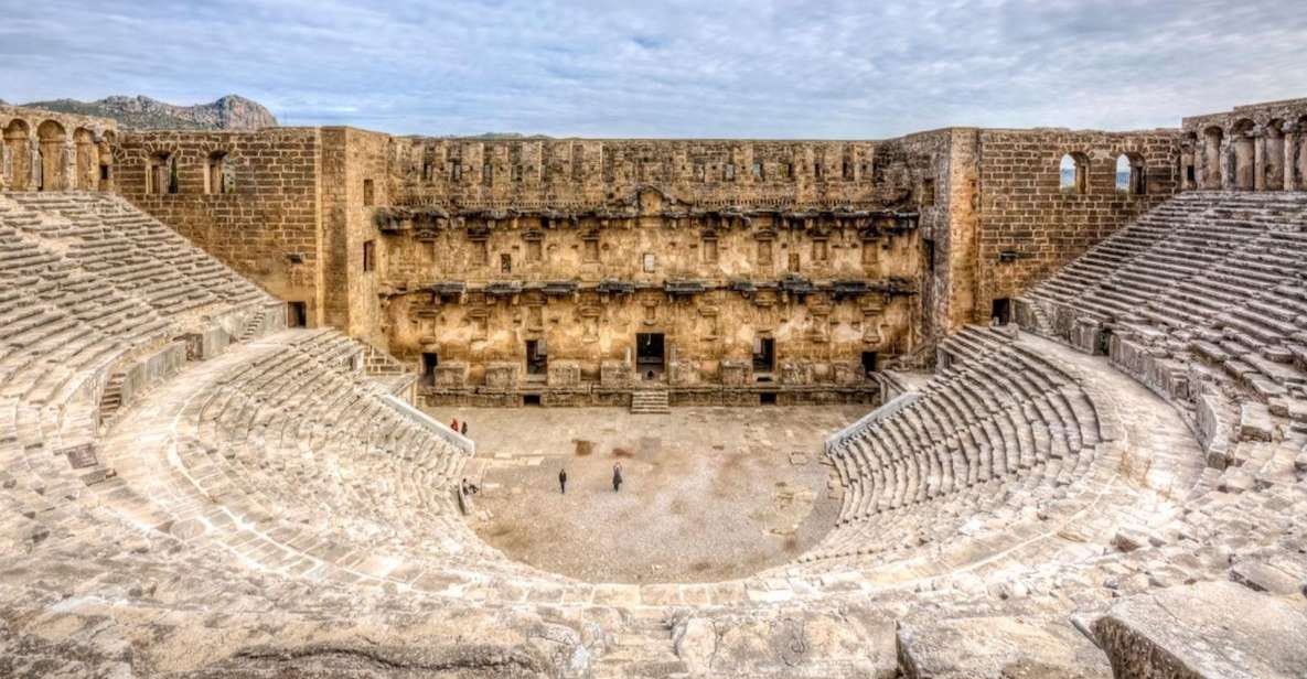 From City of Side: Perge, Aspendos & Kursunlu Waterfall Trip - Aspendos Amphitheater Exploration