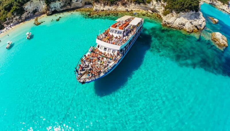 From Corfu: Day Cruise to Paxos, Antipaxos, and Blue Caves - Introducing the Corfu Day Cruise to Paxos, Antipaxos, and Blue Caves