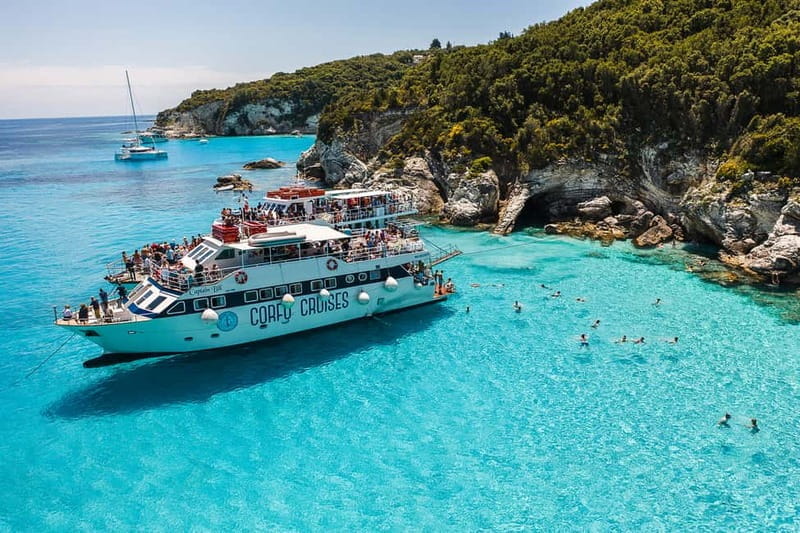 From Corfu: Day Cruise to Paxos, Antipaxos, & the Blue Caves - Key points / Takeaways
