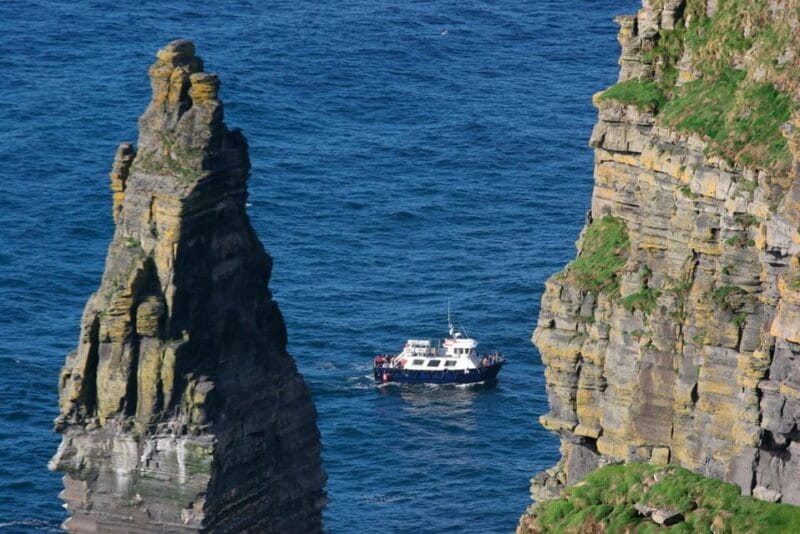 From Dublin: Cliffs of Moher, Boat Tour & Aillwee Cave - Walks and photo stops at the Cliffs