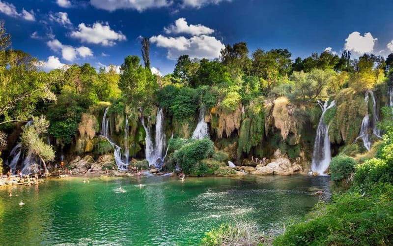 From Dubrovnik: Private Day Trip Mostar and Kravica falls - Pooitelj: Medieval Hilltop Village with a View