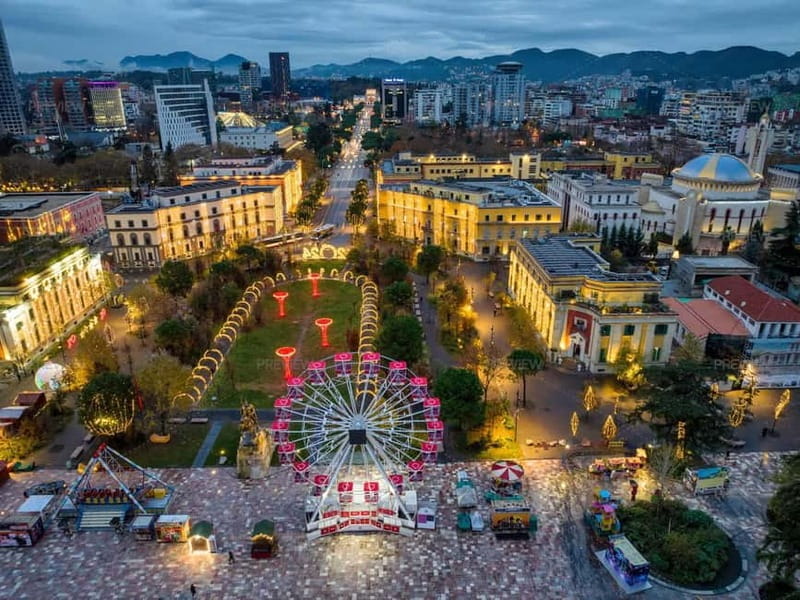 From Durres/Golem : Lights of Tirana by Night - Exploring Tirana’s Night Lights: A Detailed Review