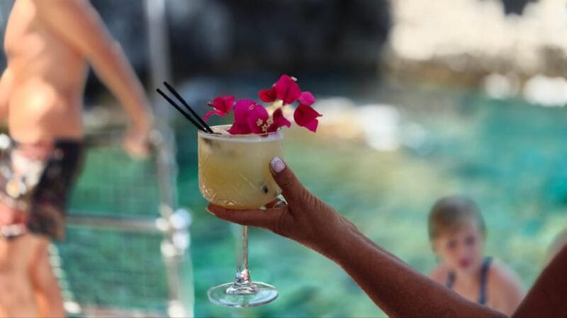 From Faliraki: Rhodes Sunset Cruise with Swimming - Key points / Takeaways