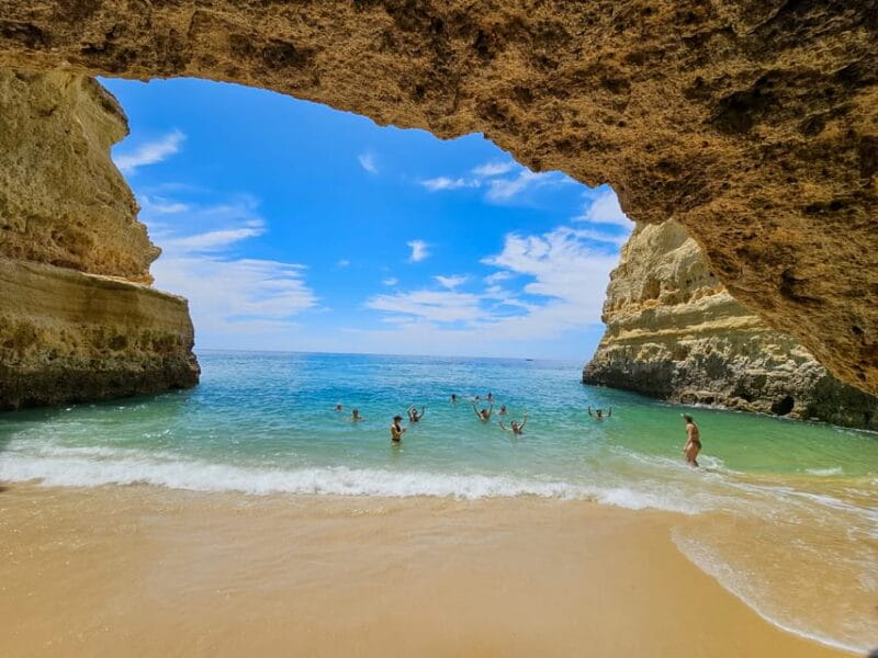 From Faro: Benagil Cave, Marinha Beach, Algar Seco & More - The Logistics and Comfort of the Tour
