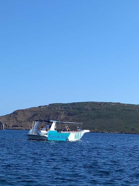 From Fornells: North Coast Beaches Cruise with Swim Stops - Key points / Takeaways