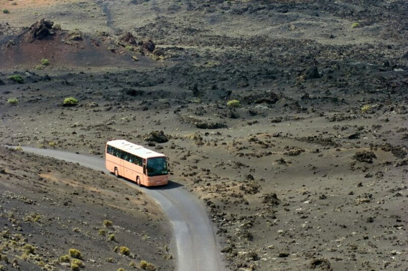 From Fuerteventura: Lanzarote Volcano and Wine Region Tour - Transportation, Timing, and Group Size