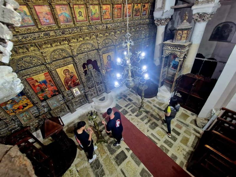 From Gjirokastër: Selcka waterfall swim and 1400 "yo" Church - Diving Into the Highlights