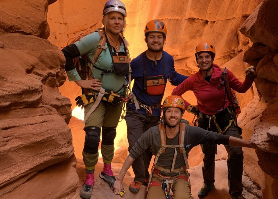 From Hanksville: West Moab Hidden Wonders Canyoneering Tour - Challenging Teamwork and Guide Information