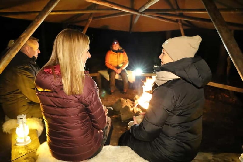 From Helsinki: Guided Forest Walk in the dark with campfire - Key points / Takeaways