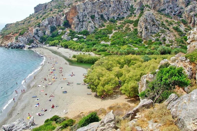 From Herakleion: Day Trip to Preveli Palm River Beach - Entering the South Coast of Crete