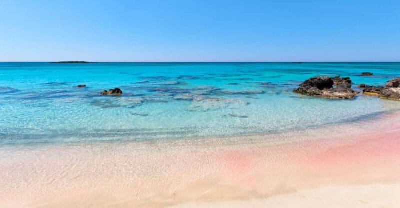 From Heraklion: Elafonisi Beach Day Tour with Pickup - Arriving at Elafonisi: The Pink Sand Paradise