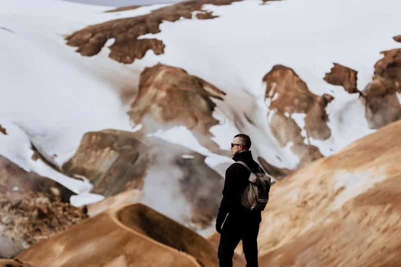 From Highland Base: Hike to the geothermal gem Hverabotn - The Hike Up to Hverabotn’s Enclosed Valley