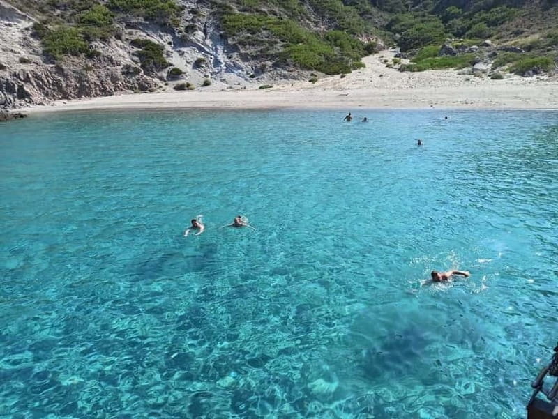 From Kardamaina: Pirate Cruise to St.Antonios, Yali with BBQ - Key Points / Takeaways