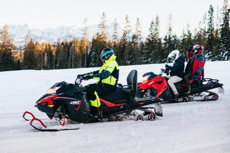 From Krakow: Snowmobile Adventure with Thermal Pools Visit - The scenic route and technical sections