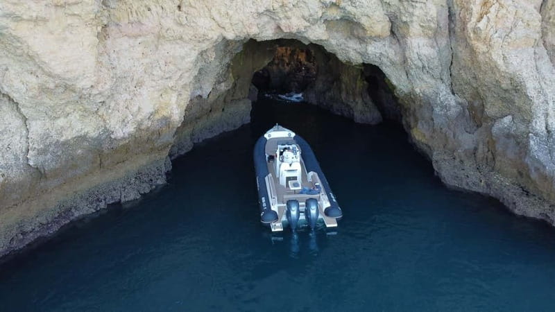From Lagos: Private Boat Tour to Benagil Cave - The Soundtrack of Your Voyage