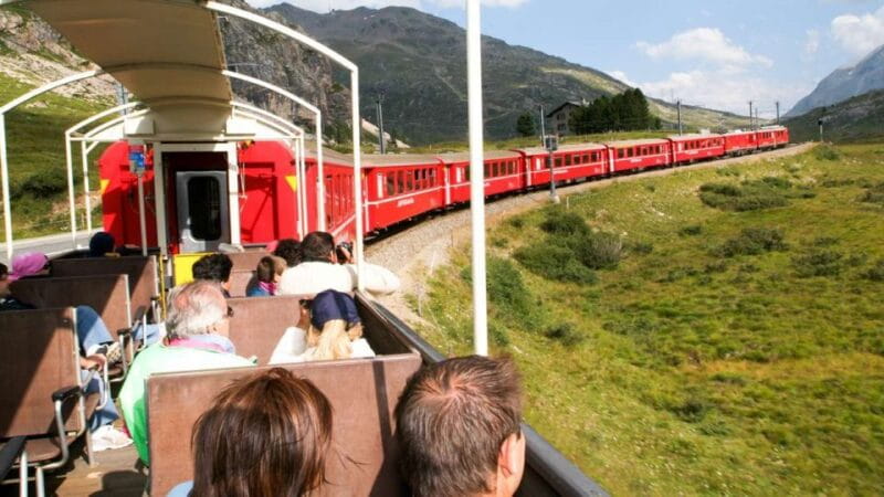 From Lake Como: Bernina Red Train Tour to St. Moritz - Exploring St. Moritz: Charm and Natural Beauty
