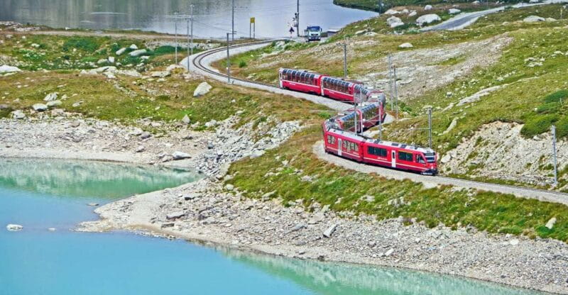 From Lake Como: Bernina Red Train Tour to St. Moritz - Scenic Drive Back via Maloja Pass