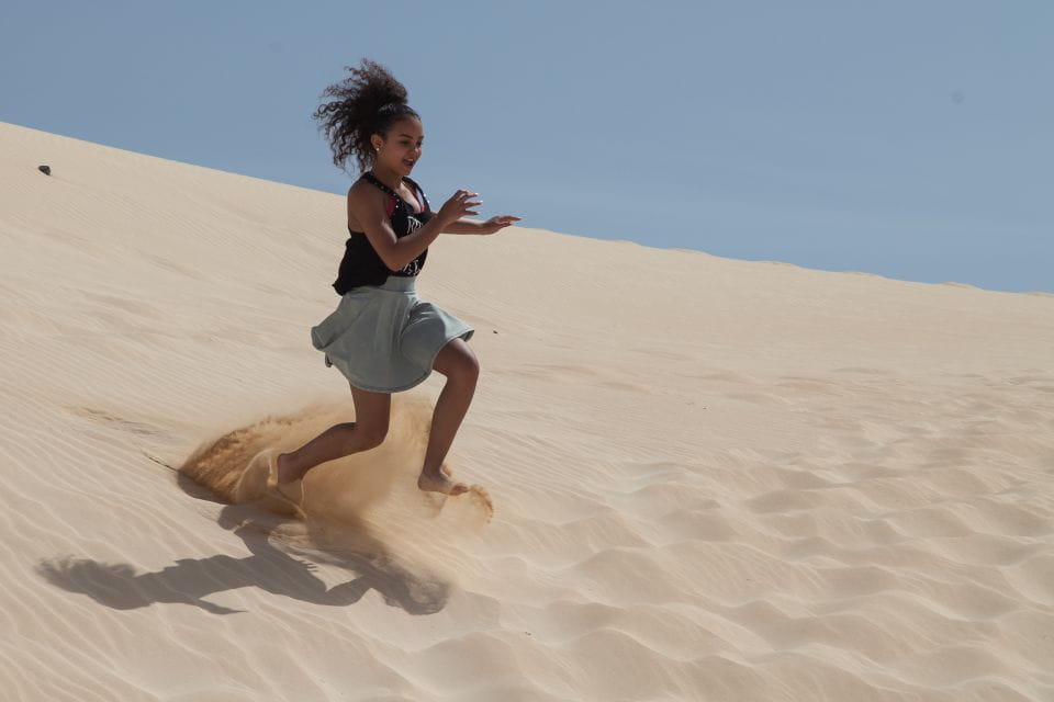 From Lanzarote: Day Trip to Fuerteventura and Corralejo - Guide and Language Options