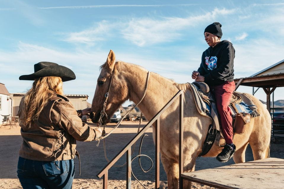 From Las Vegas: Desert Sunset Horseback Ride With BBQ Dinner - Cowboy Cookout and Scenic Views