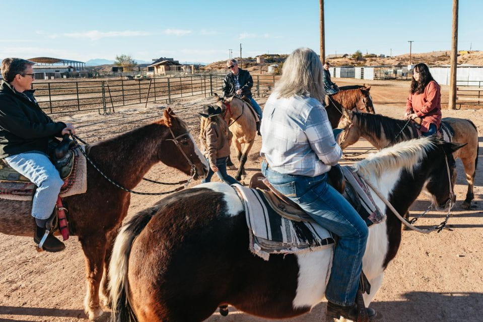 From Las Vegas: Desert Sunset Horseback Ride With BBQ Dinner - Duration and Highlights