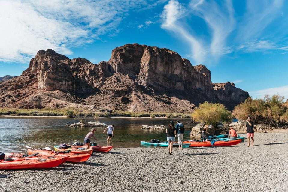 From Las Vegas: Emerald Cave Guided Kayaking Tour - Meeting Point and Pickup