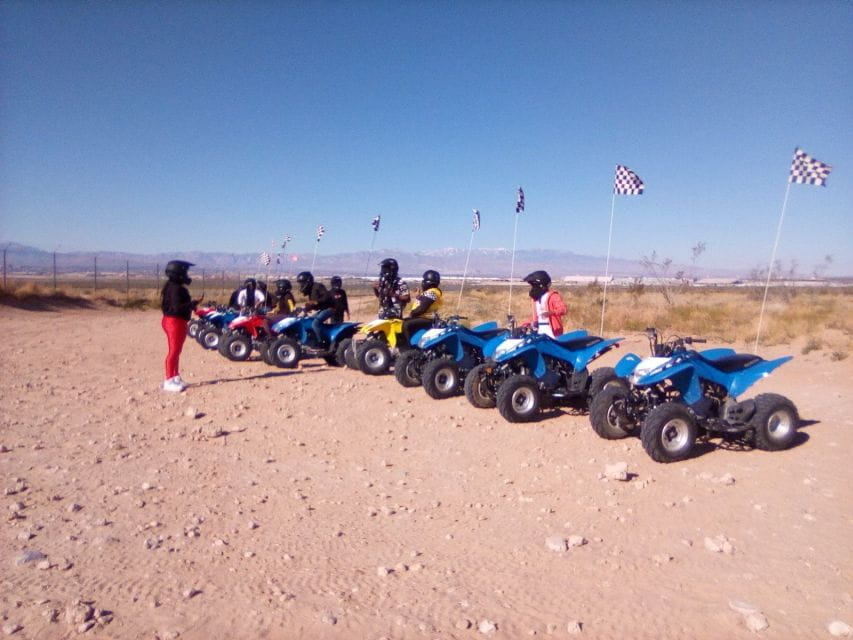 From Las Vegas: Nellis Dunes ATV Tour With Shuttle Transfer - Meeting Point and Shuttle