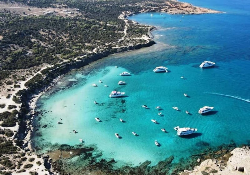 FROM LATCHI: Blue Lagoon Akamas Cruise - large water slide - What’s on the Boat: Comfort and Convenience